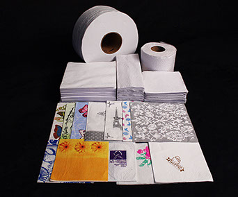servilletas y papel
