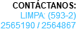 CONTÁCTANOS: LIMPA: (593-2) 2565190 / 2564867