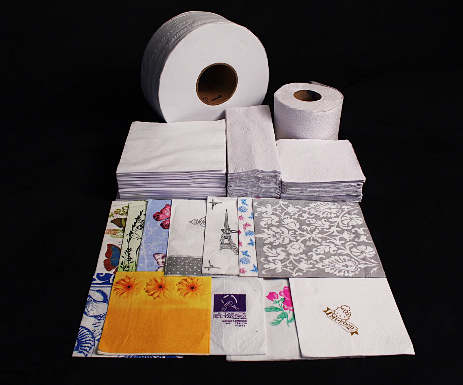 Guía de servilletas y papel para negocios - productos Limpa